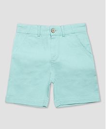 Cherry Crumble By Nitt Hyman Solid Colour Shorts - Light Blue Cherry Crumble By Nitt Hyman Solid Colour Shorts - Light Blue