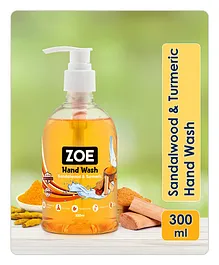 Zoe Sandalwood & Turmeric Hand Wash - 300 ml
