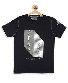 Monte Carlo Half Sleeves Printed Tee - Navy Monte Carlo Half Sleeves Printed Tee - Navy
