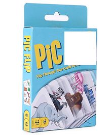 Mattel Flip Pic Card Game - Blue