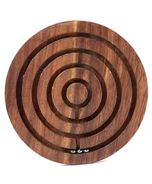 Tinykart Ball In Maze Puzzle - Brown