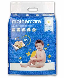 Mothercare Extra Absorb Pant Style Diapers Extra Large - 54 Pieces
