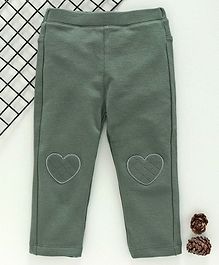 Fox Baby Full Length Solid Leggings - Green Fox Baby Full Length Solid Leggings - Green