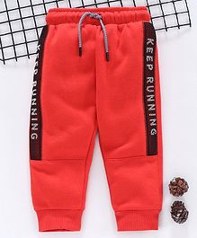 Fox Baby Fleece and Woolen Lounge Pant - Brick Red Fox Baby Fleece and Woolen Lounge Pant - Brick Red