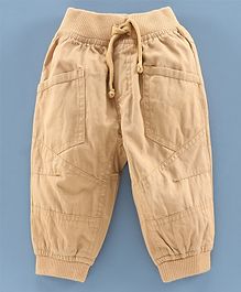 Cucumber Knee Length Cotton Shorts - Beige Cucumber Knee Length Cotton Shorts - Beige