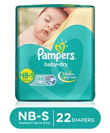 Pampers Taped Diapers Small (SM) 22 count