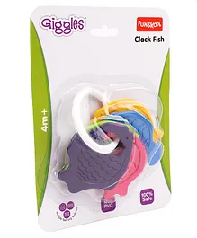 Giggles - Clack Fish Teether (Color and design may vary)