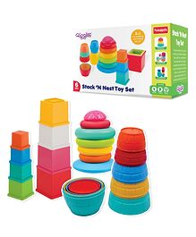 Giggles Stack N Nest Toy Set 3 in 1 - Multi Color Giggles Stack N Nest Toy Set 3 in 1 - Multi Color