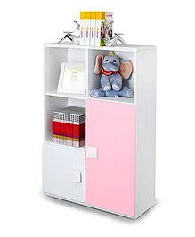 Alex Daisy Wooden Three Layer Bookcase - Pink