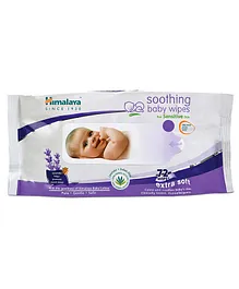 Himalaya Herbal Soothing Baby Wipes - 72 Pieces
