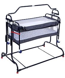 Mothertouch High Compact Cradle Polka Dot Print - Blue Mothertouch High Compact Cradle Polka Dot Print - Blue
