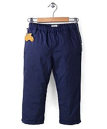 Sela Full Length Polyfill Pant Sportster Print - Navy Blue Sela Full Length Polyfill Pant Sportster Print - Navy Blue
