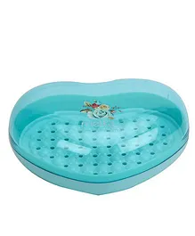 Heart Shape Soap Case - Sea Green