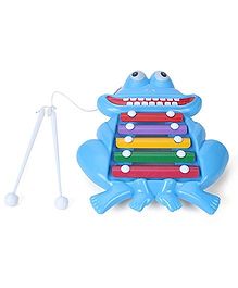 Prime Creations Pull Along Frog Xylophone (Color May Vary)