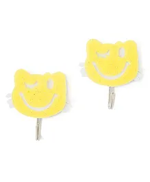 EZ Life Pack Of 2 Winking Cat Glitter Hook - Yellow