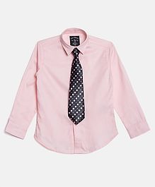 Blue Giraffe Full Sleeves Shirt - Pink Blue Giraffe Full Sleeves Shirt - Pink