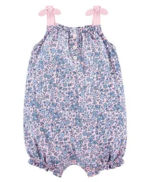 Carter's Floral Cotton Romper - Pink Carter's Floral Cotton Romper - Pink