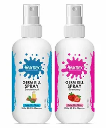 Hearttex Germ Kill Spray Pack of 2 - 100 ml Each