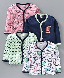 Mini Donuts Full Sleeves Set Of Vests Pack of 4 -(Color May Vary) Mini Donuts Full Sleeves Set Of Vests Pack of 4 -(Color May Vary)