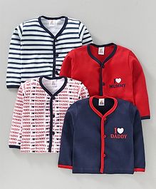 Mini Donuts Full Sleeves Set Of Vests Pack of 4 -(Color May Vary) Mini Donuts Full Sleeves Set Of Vests Pack of 4 -(Color May Vary)
