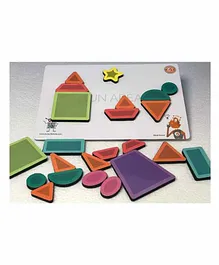 Butterfly Edufields Magnetic Shape Puzzle Multicolor - 23 Pieces