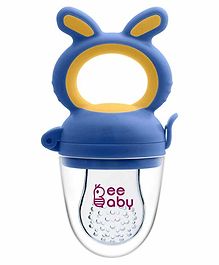 Beebaby Chewy Food & Fruit Silicone Nibbler - Blue