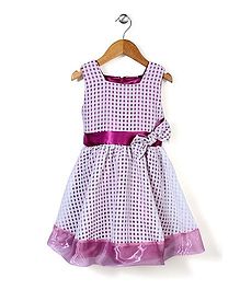 Little Coogie Checkered Dress - Purple Little Coogie Checkered Dress - Purple