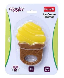 Funskool Giggles Ice Cream Teether - Yellow