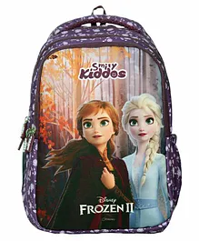 Smily Kiddos Frozen 2 School Bag Purple - 14.4 Inches