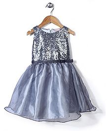 Little Coogie Sequin Party Dress - Gray Little Coogie Sequin Party Dress - Gray
