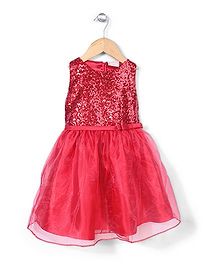 Little Coogie Sequin Party Dress - Red Little Coogie Sequin Party Dress - Red