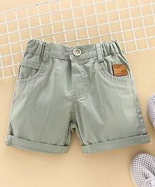 Little Kangaroos Knee Length Shorts - Pista Green Little Kangaroos Knee Length Shorts - Pista Green
