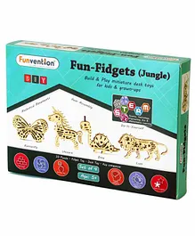 Funvention Fun Fidgets DIY Model Set Multicolor - Set of 4