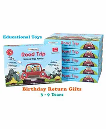 Funvention Road Trip Write And Wipe Activity Observation Kit Multicolour - Pack of 6