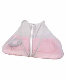 Abracadabra Gadda with Mosquito Net Unicorn Embroidery - Pink