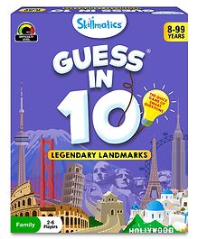 Skillmatics Card Game - Guess in 10 Legendary Landmarks Gifts for 8 Year Olds and Up Quick Game of Smart Questions Fun Family Game