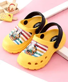 Cute Walk by Babyhug Clog Mickey Mouse Print - Yellow Cute Walk by Babyhug Clog Mickey Mouse Print - Yellow