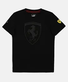PUMA Half Sleeves Print T-Shirt - Black PUMA Half Sleeves Print T-Shirt - Black