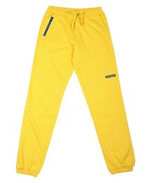 Blue Giraffe Solid Joggers - Yellow Blue Giraffe Solid Joggers - Yellow