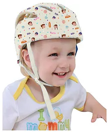 DearJoy Baby Safety Helmet & Kneepads Chhota Bheem Print - Multicolor