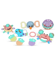 Sanjary Baby Rattle Teethers and Shaker - 10 Pieces