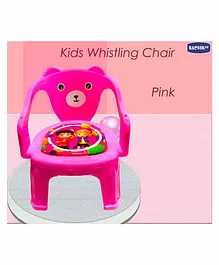 Kuchikoo Kids Chair Bear Design - Pink