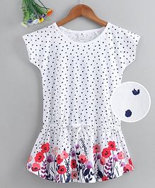 Smarty Short Sleeves Frock Floral Print - Pink Smarty Short Sleeves Frock Floral Print - Pink
