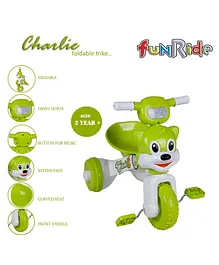 Funride Foldable Tricycle - Green