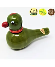 A&A Kreative Box Wooden Parrot Shaped Whistle - Green