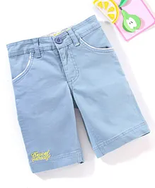 Under Fourteen Only Solid Shorts - Blue Under Fourteen Only Solid Shorts - Blue