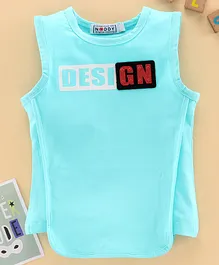 Noddy Half Sleeve Text Print Tee - Turquoise Blue Noddy Half Sleeve Text Print Tee - Turquoise Blue