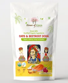 House of Green Oats and Beetroot Dosa Premix - 250 gm