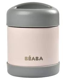 Beaba Stainless Steel Isothermal Portion Insulated Food Container Light Pink - 300 ml