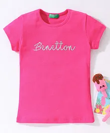 UCB Half Sleeves Tee Benetton Print - Fuchsia UCB Half Sleeves Tee Benetton Print - Fuchsia